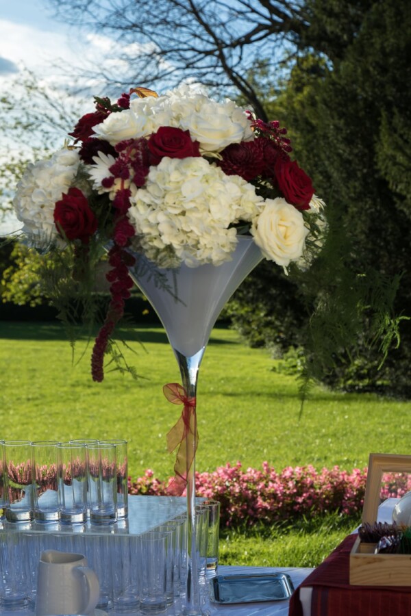 Mariage fleurs buffet mariage